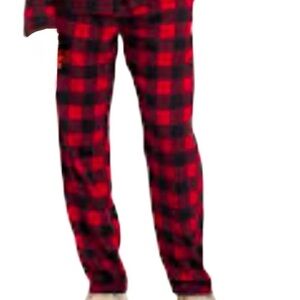 Old Navy Match The Family Men’s Buffalo Plaid Check Pajama Pants Black‎ Red  2X